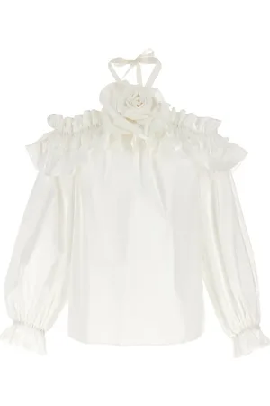 Carolina Herrera Blouse à épaules dénudées