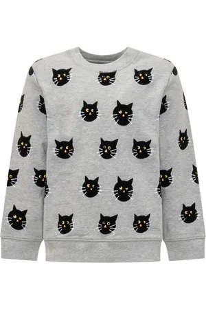 Stella McCartney Sweat à imprimé chat