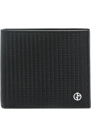Giorgio Armani Portefeuille pliant à motif embossé
