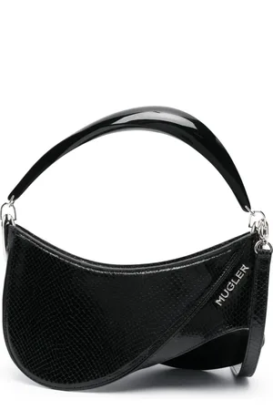 MUGLER Sac à main Spiral Curve en cuir