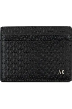Armani Exchange Porte-cartes à monogramme embossé