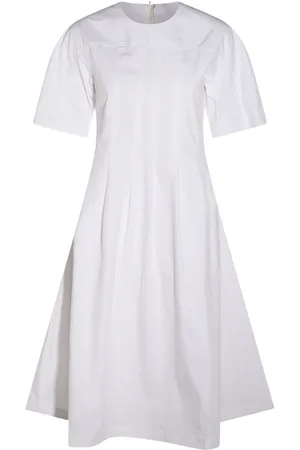 add Robe en coton à coupe mi-longue