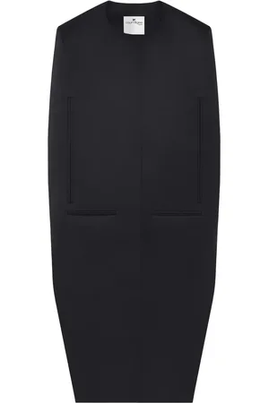 Courrèges Manteau à fini satiné