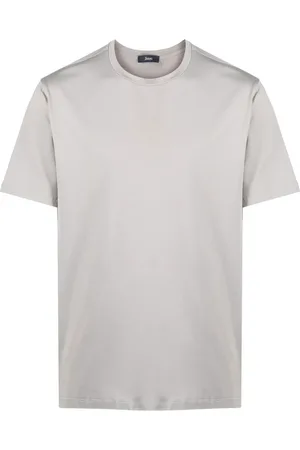 HERNO T-shirt en coton à manches courtes