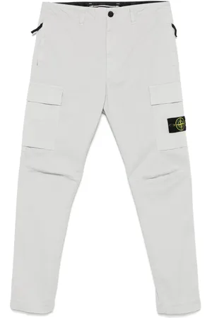 Stone Island Pantalon cargo à patch Compass