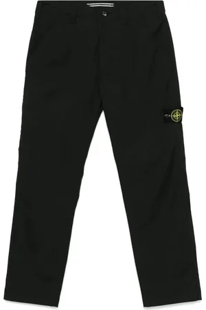 Stone Island Pantalon cargo à patch Compass