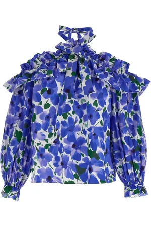 Carolina Herrera Blouse à épaules dénudées
