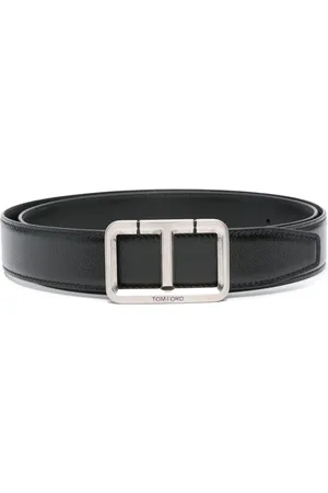 Tom Ford Ceinture en cuir à boucle logo