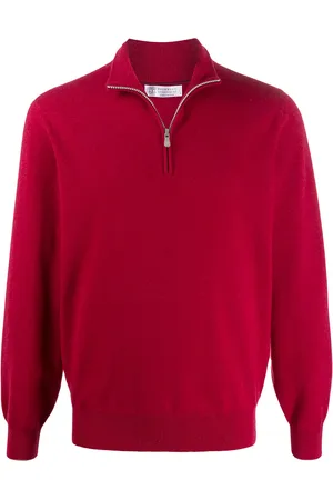 Brunello Cucinelli Pull à col zippé