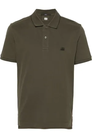 C.P. Company Polo en piqué à patch logo
