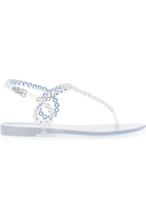 Aquazzura Sandales Almost Bare à ornements en cristal