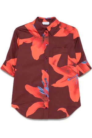 Alexander McQueen Chemise à fleurs