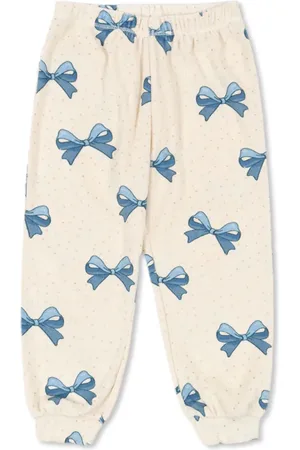 Konges Sløjd Pantalon à imprimé dentelle