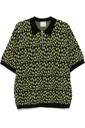 Bluemarble Chemise à motif léopard en jacquard