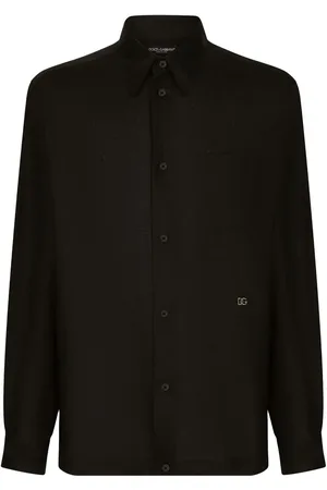 Dolce & Gabbana Polo en lin à logo