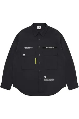A Bathing Ape Chemise à imprimé texte