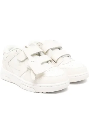 OFF-WHITE Baskets en cuir à logo embossé