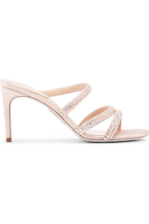 RENE CAOVILLA Sandales Lisa 80 mm en satin