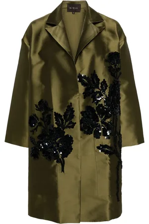 BIYAN Manteau satiné à fleurs