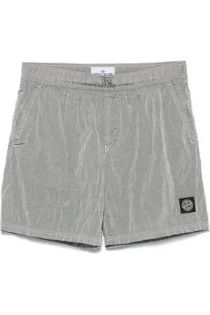 Stone Island Short à effet froissé