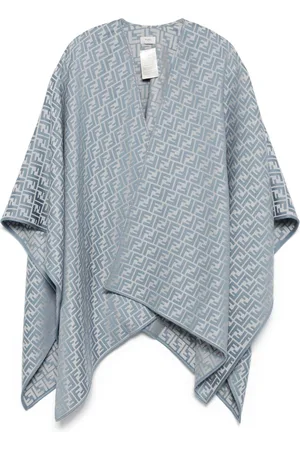 Fendi Cape à motif FF en jacquard