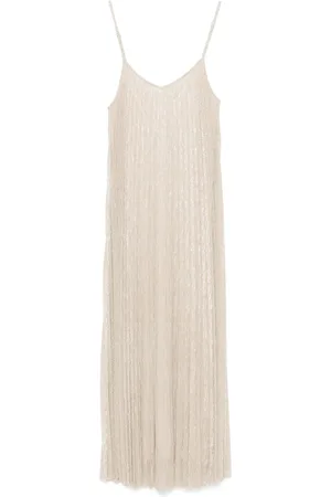 Kaos Robe mi-longue à design plissé