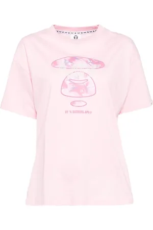A Bathing Ape T-shirt à logo brodé