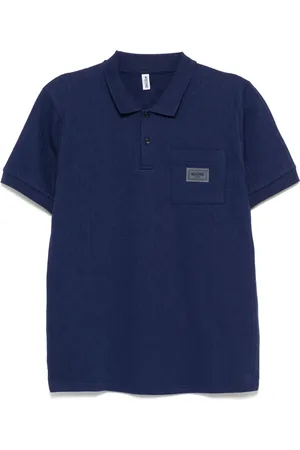 Moschino Polo à patch logo