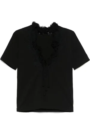 ERMANNO SCERVINO T-shirt à bord volanté