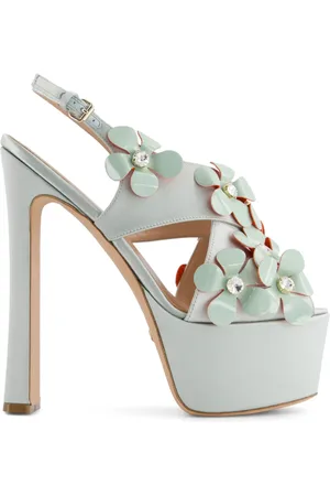 Giambattista Valli Sandales à appliques de fleurs