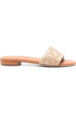 ERMANNO SCERVINO Sandales à logo en jacquard