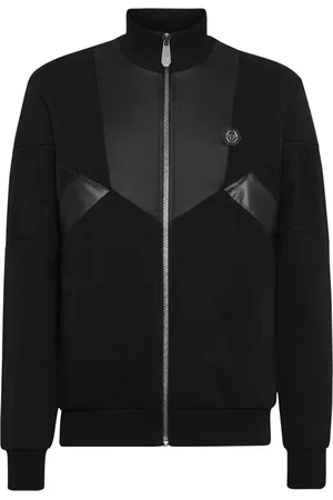 Philipp Plein Veste de sport à logo brodé