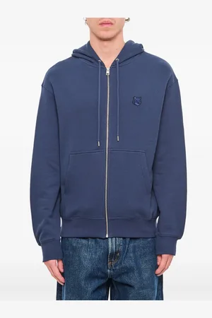 Maison Kitsuné Hoodie zippé à logo