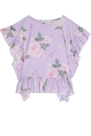 MONNALISA Blouse volantée à fleurs imprimées