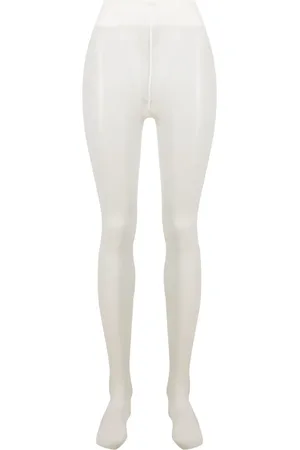 Wolford Collants en coton à design nervuré