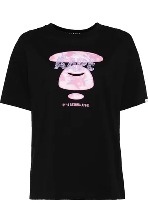 A Bathing Ape T-shirt à logo brodé