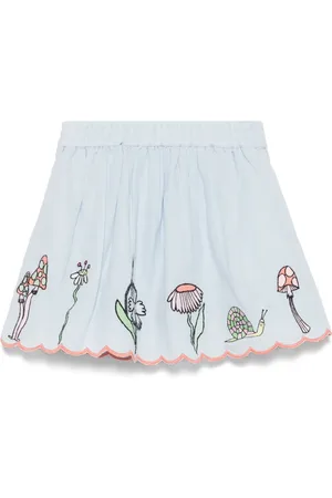 Stella McCartney Jupe à motif brodé