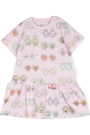 Stella McCartney Robe évasée à imprimé graphique