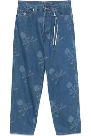 MASTERMIND JAPAN Jean à motif monogrammé
