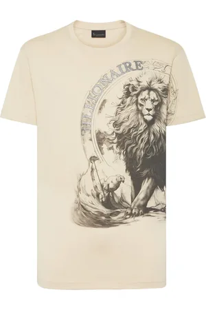BILLIONAIRE T-shirt à imprimé Lion