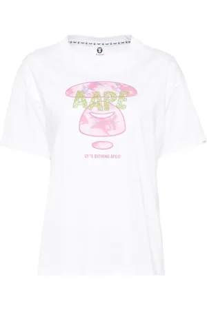 A Bathing Ape T-shirt à logo brodé