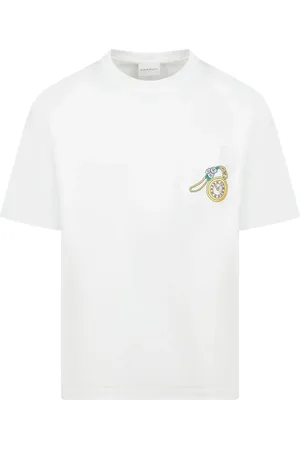 Drôle de Monsieur T-shirt à motif brodé
