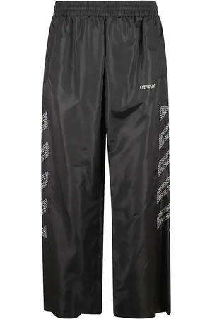 OFF-WHITE Pantalon de jogging à rayures Diag imprimées