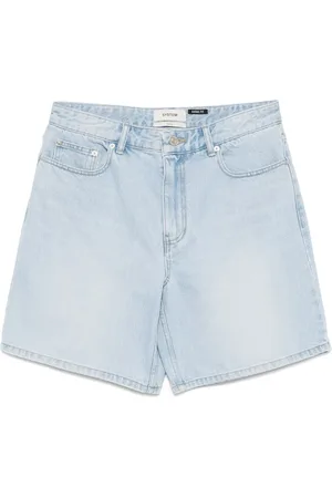SYSTEM Bermuda en jean