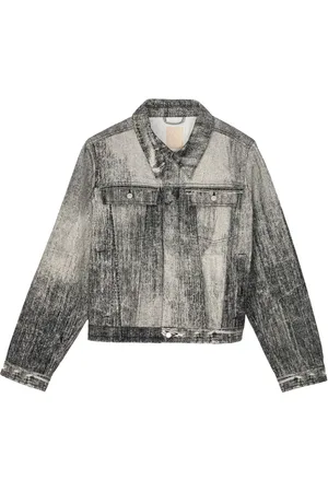 Camper Veste en jean à effet usé