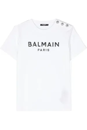 Balmain T-shirt à logo imprimé