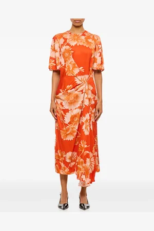 Erdem Robe à détails plissés