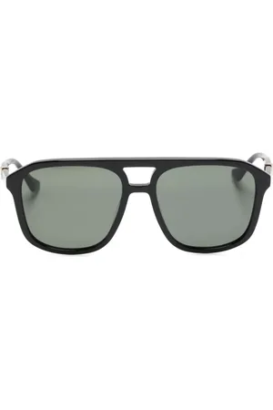 Gucci Lunettes de soleil à monture pilote