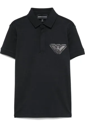 Emporio Armani Polo à logo appliqué