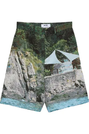 Msgm Short à imprimé La Vedetta